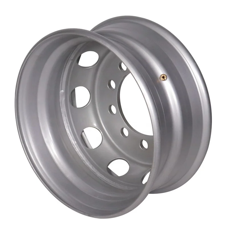 
17.5*6.75 heavy truck wheel rim steel tubeless wheel for Dongfeng truck use 