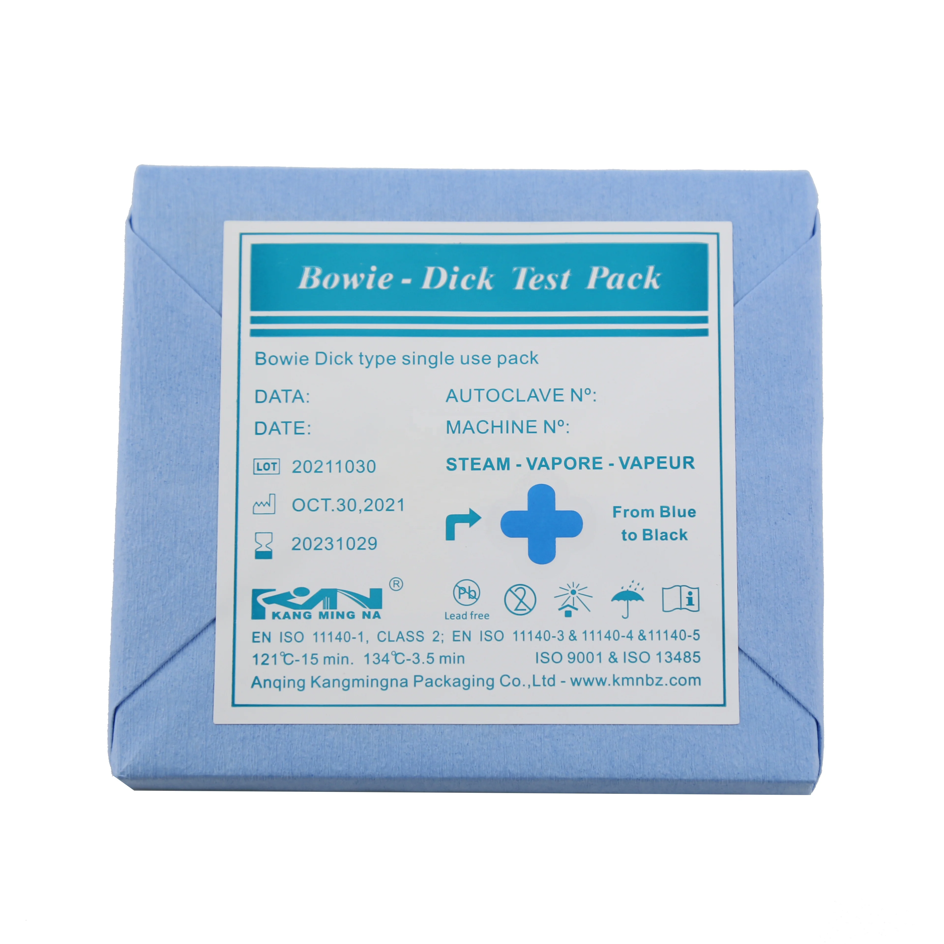 Factory sales sterilization detection BD test pack medical autoclave steam Bowie Dick Test Pack