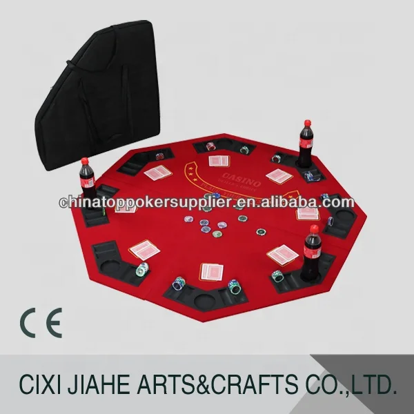 octagon four fold poker table top