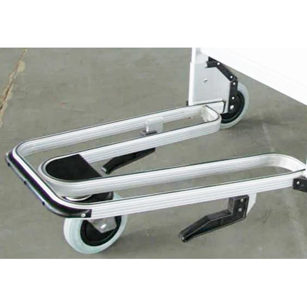 Hand Brake Airport Luggage Baggage Trolley Three Wheel Airport Passenger Luggage Trolley Stainless Steel Airport Trolley Cart