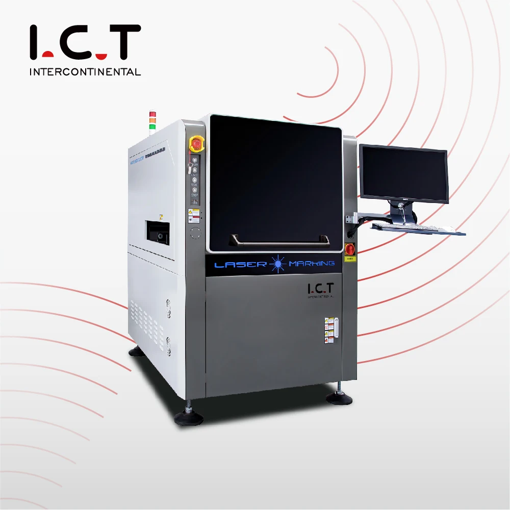 China High Stability Fiber Laser Marking Machine for QR Code on PCB Circuit Boards New Condition for Assembly Line