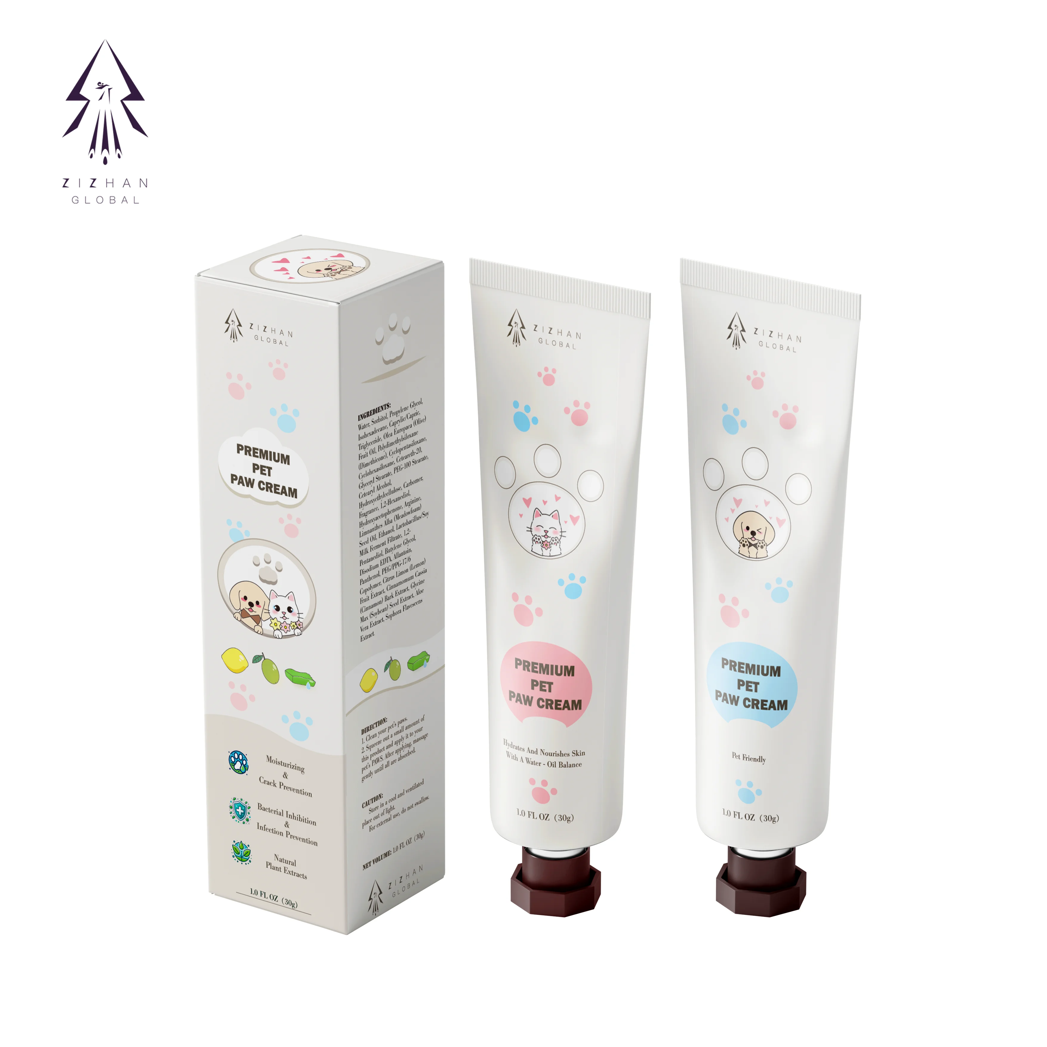 Wholesale Price Various Styles Natural Organic  Pet Paws Balm Pet Paw Cream