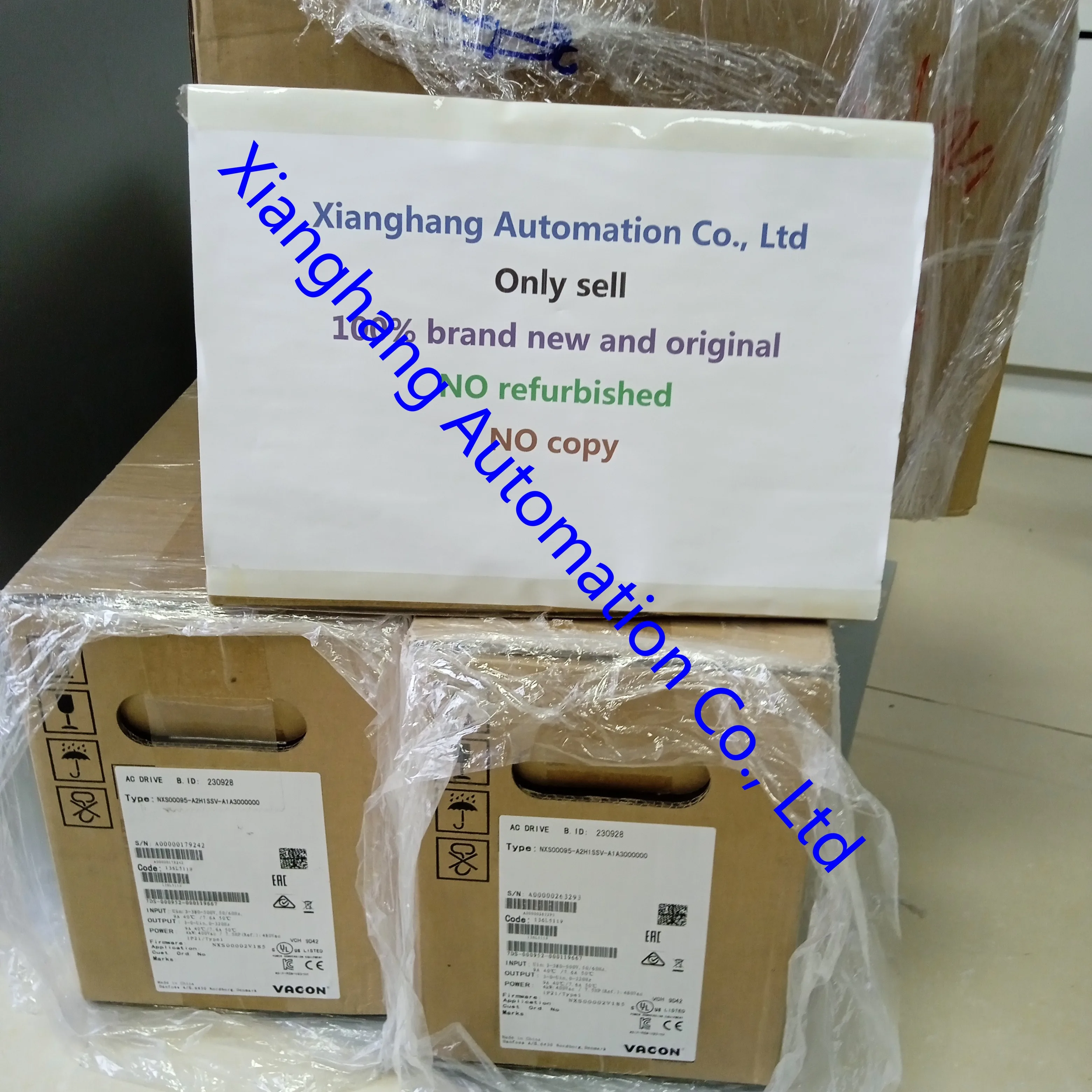 100% Original brand new Vacon Inverter NXP 1030 5A0N0SSA NXP 0261 6A2L0SSA NXP 0325 6A2L0SSA