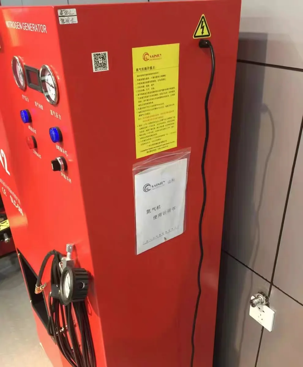 High Efficiency Automatic Digital Tire Inflator Purity Nitron Generator Fast Car Motorcycle Light Truck Tire Inflation 150psi