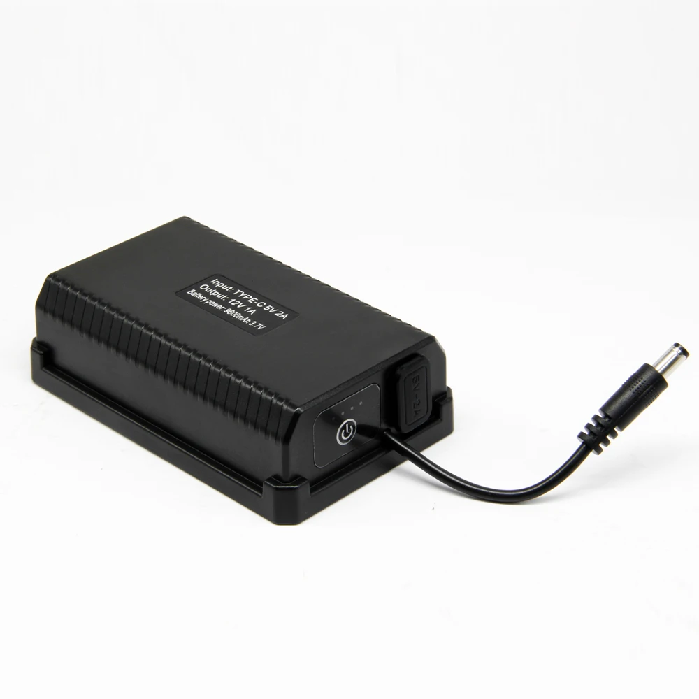 Universal 9600mAh Mobile Power Bank Li-ion Battery DC 12V Rechargeable Waterproof For Wireless Car Forklift Truck Camera Monitor