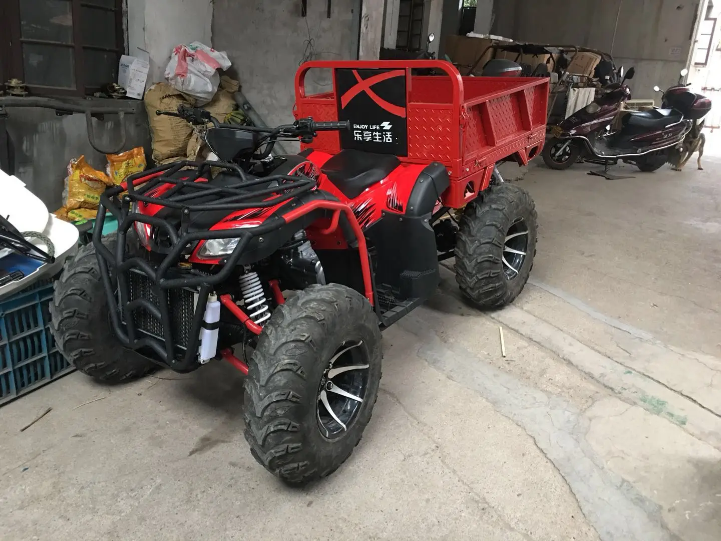 Производители пикапов qaudi машинная машина Китай рабочий автомобиль 4x4 2 сиденья утилита вездеход трейлер