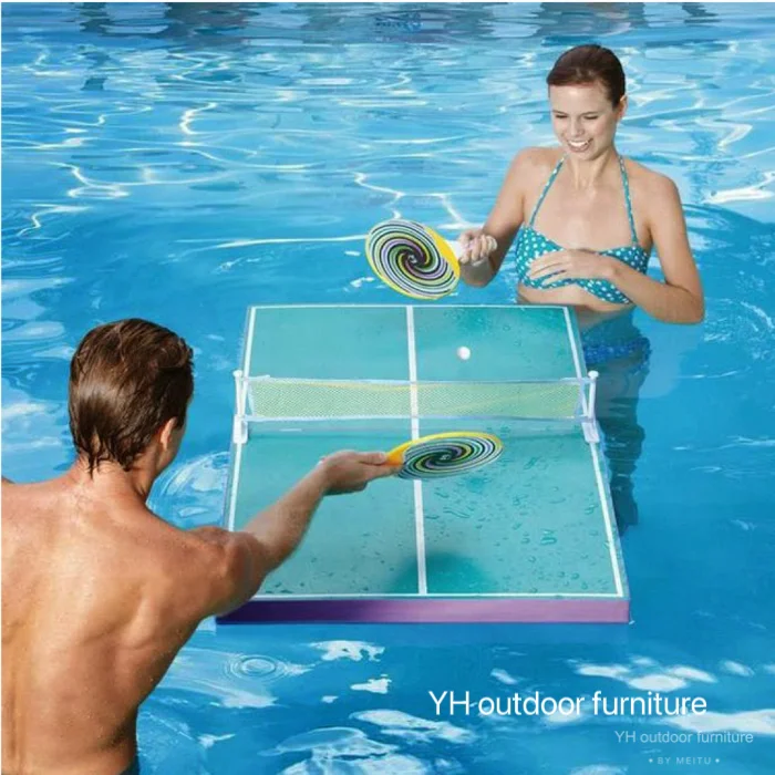 Polar whale floating table dominoes tray Eva  foam floating ping pong table tennis in pool beach chairs hot sell  float tray