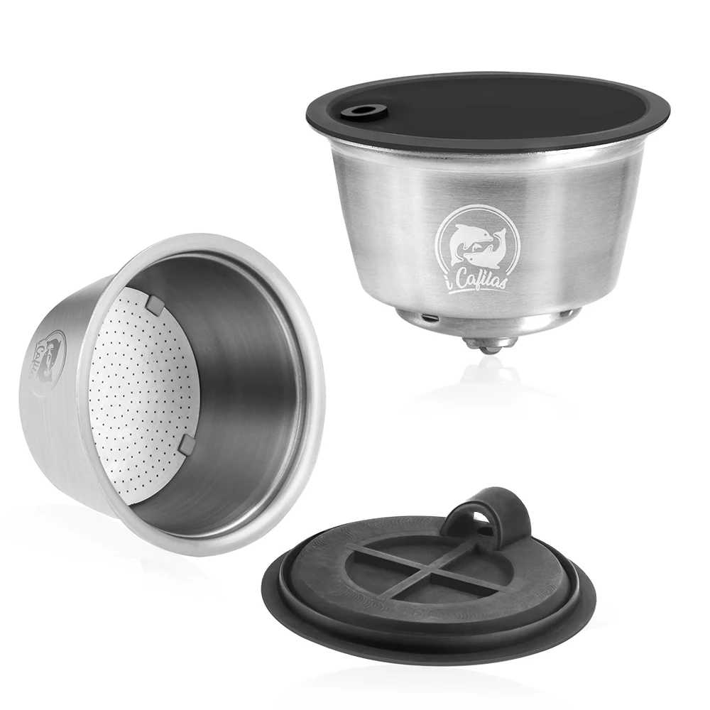  Капсулы из нержавеющей стали LUMIO Metal Rusable Dolce Gusto для Nescafe с фильтрами кофе капсулы