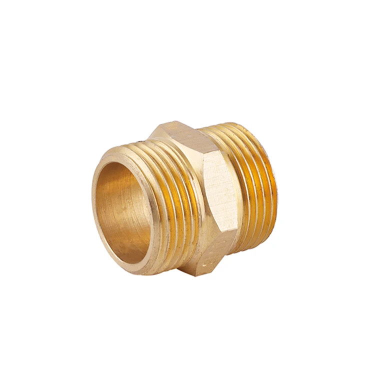 Hot Sales Male Pipe Nipple Fitting Brass Hexagon All Thread Pipe Nipple CE Female and Male Thread Making Kit 3 Years 3.0 Mpa