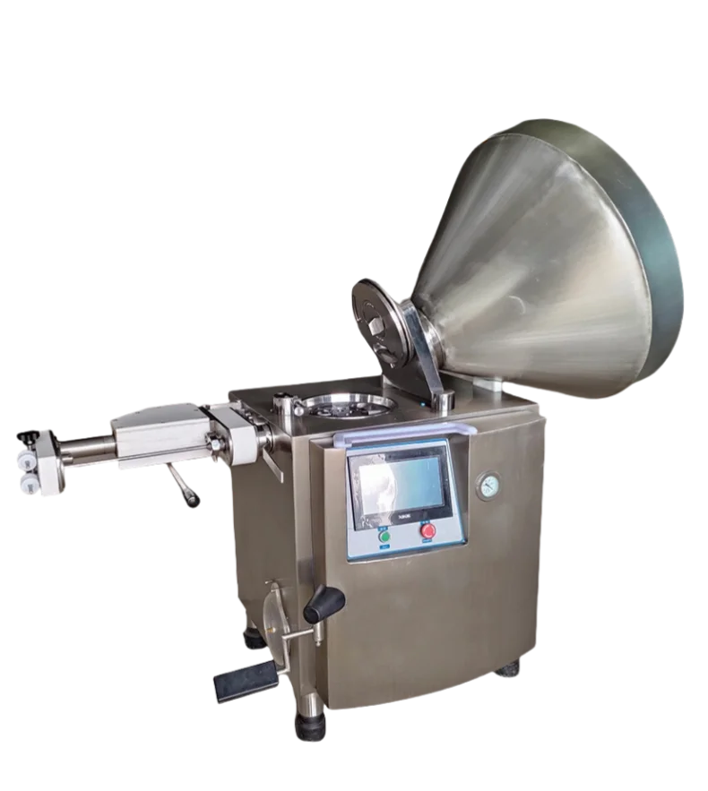 Commercial Vacuum Sausage Stuffing Machine/Ham Vacuum Filler/Sausage Filler and twister for sausage making processing line