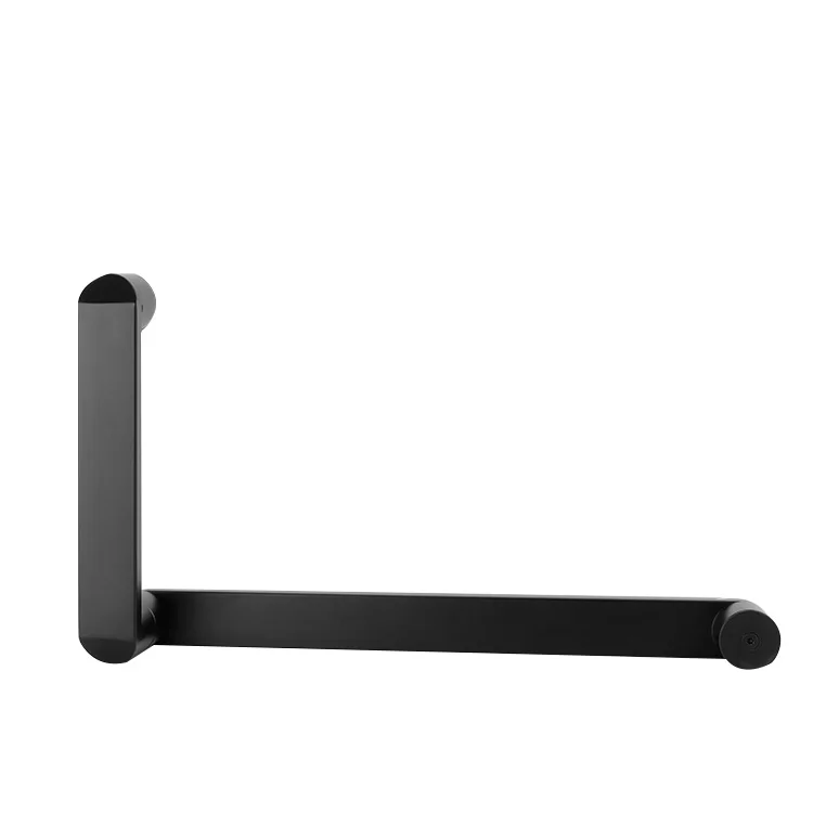 High-quality Room Glass door back to back Towel Bar Pull Knob Production Square Tube Push-pull 304 Stainless Steel Handle Gold