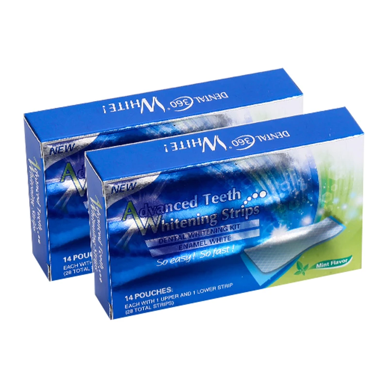 Home Use Coconut Black Private Label Dental Disposable Teeth Whitening Strips For Remove Teeth Stains