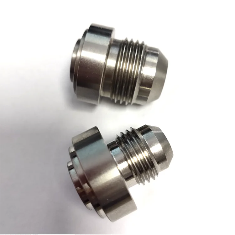 Universal Round AN Stainless Steel Weld On Bung Male Flare Weldable Fuel Tank AN Fitting Thread Hose Adapter Connector