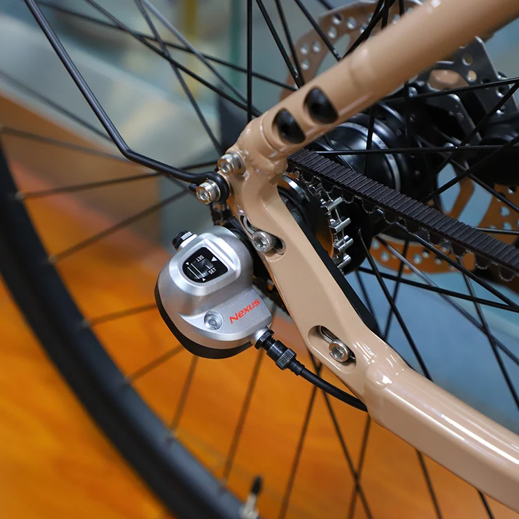 Ansbern New hidden Battery Gates Belt Drive E Bike 700C Electric Bicycle With Other Part 250w Brushless