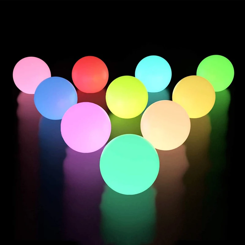 Led Ball Lamp 30cm Rechargeable Battery Operated Rgb Garden Glow Led Light Pool Ball Holiday Lighting