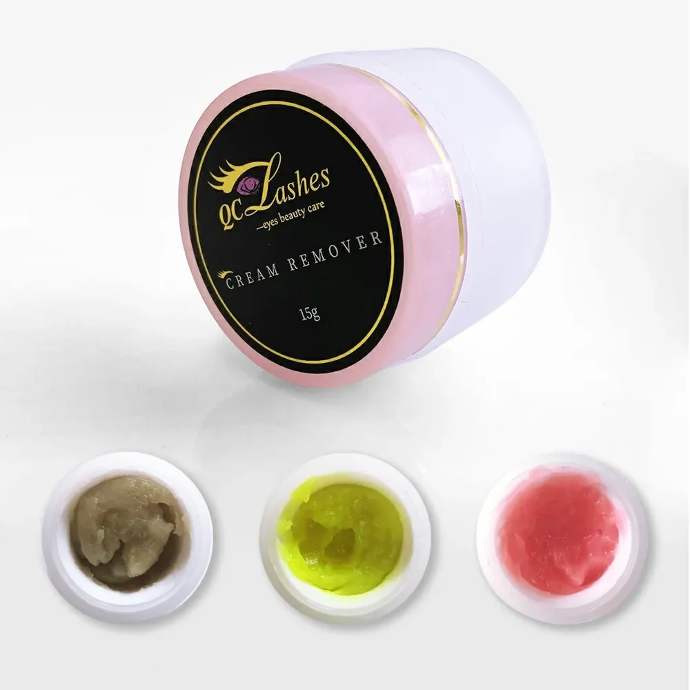 Wholesale Professional 10g fruit scent lash glue remover private label eyelash extension lash adhesive glue cream remover