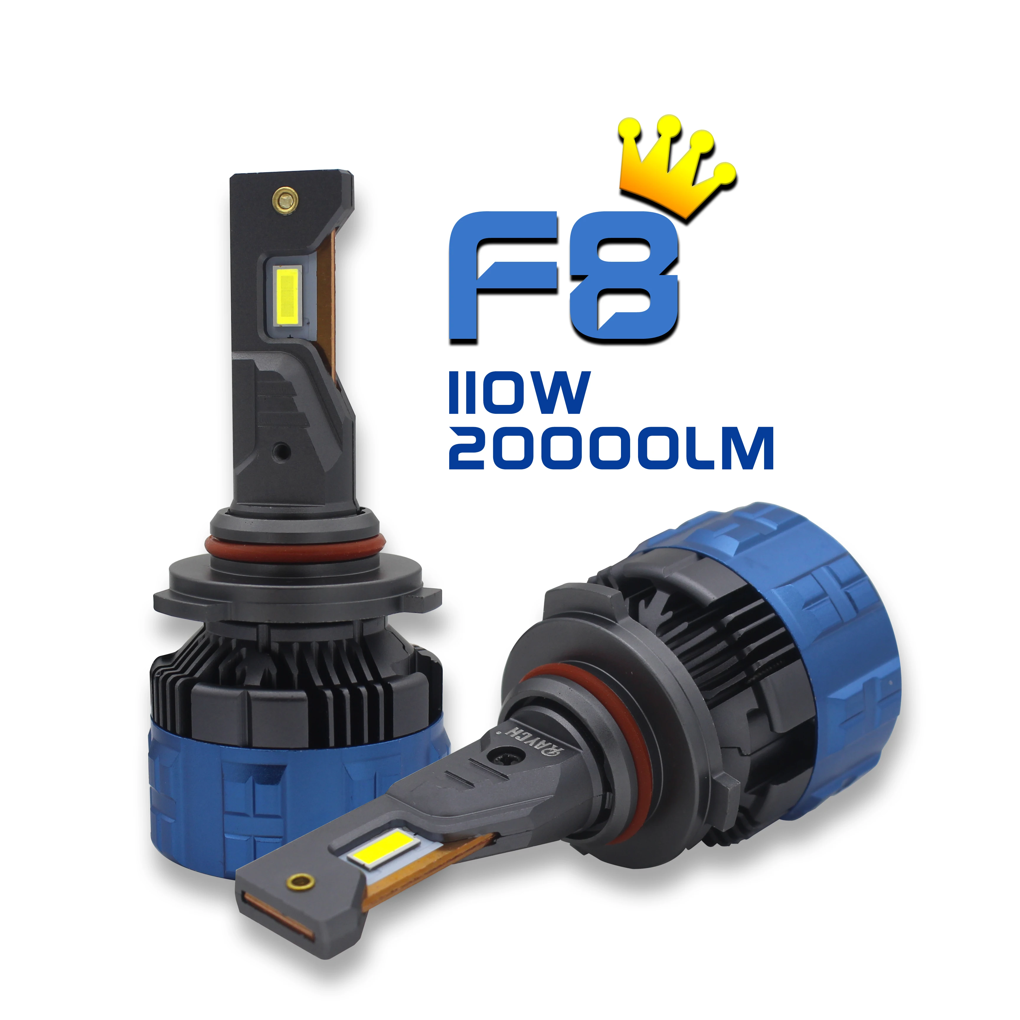 F8 LED Headlight bulb 110W 20000LM 9005 9006 HB3 HB4 24V Truck LED Headlight Canbus Error Free,H11 H4  Hi Lo Beam Car LED bulb