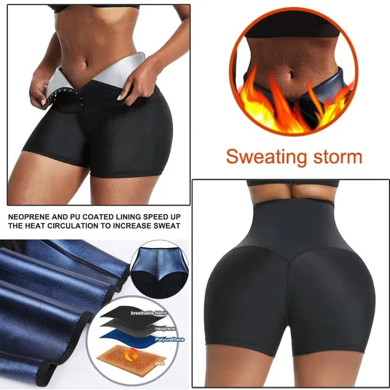 Custom Neoprene Sweating Pants Fitness Lose Weight Leggings Waist Trainer Corset Body Shapewear For Women