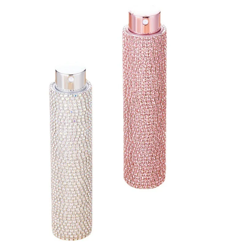 10ml perfume dispenser with diamond-set travel dispenser Mini portable spray bottle Empty bottle Essence Gift