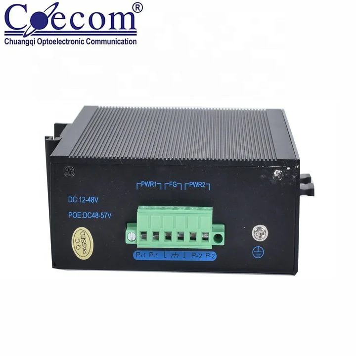 Best Sale 1000M Industrial Ethernet Switch SFP LC Fiber Optical 2 Port Gigabit Ethernet Switch RJ45