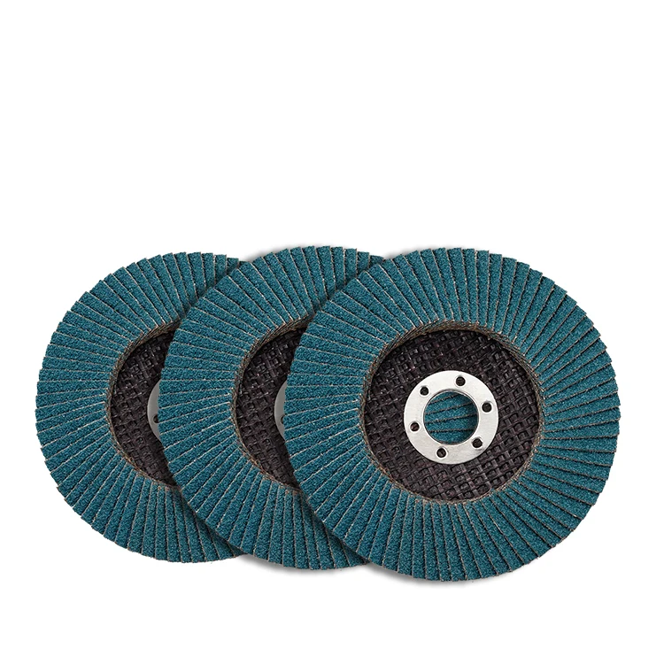 115mm 4.5inch flap disc for paint removal blue zirconia aluminum 100mm 115mm flap disc
