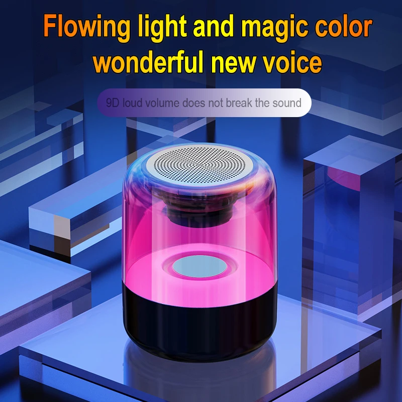 2022 New Hot Selling Blue tooth Nozzle RC-Z5 Wireless Speaker 3D Sound Tweeter LED Light 30W Speaker