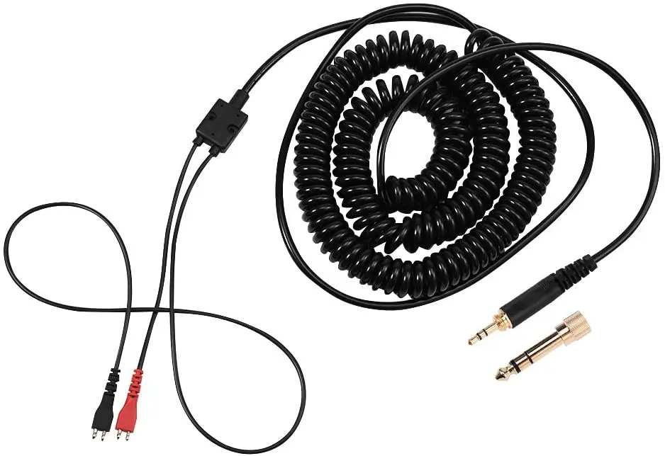 Сменный спиральный пружинный аудиокабель для наушников Sennheiser HD25 HD560 HD540 HD430 HD250 1 5-5 м 6 35