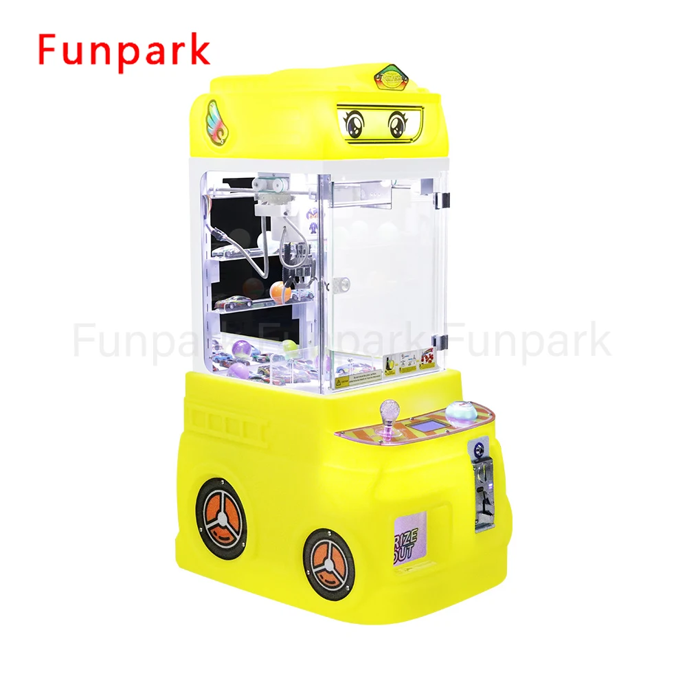 Funpark High-Quality 220V Mini Claw Crane Arcade Machine Coin Operated Plush & Metal Games for Amusement Game Center