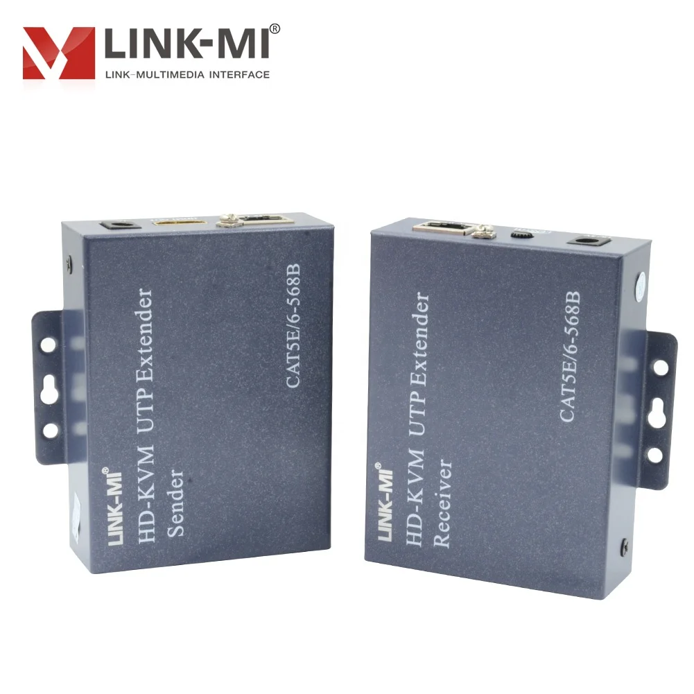 100M/328FT KVM HDMI Extender over Single CAT5e/6 Cable 3D 1920x1080@60HZ USB Mouse and Keyboard HDCP 1.2