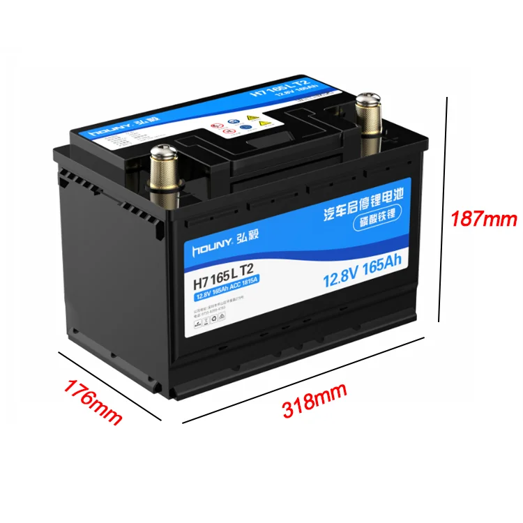 Good quality wholesale lith power longer lifespan deep cycle rechargeable 12v 165ah lithium battery pack custom oem