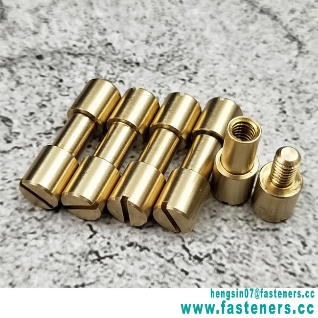 Hot Sale Factory Custom Stainless Steel or Brass Corby Bolt Screw Knife Handle Screw