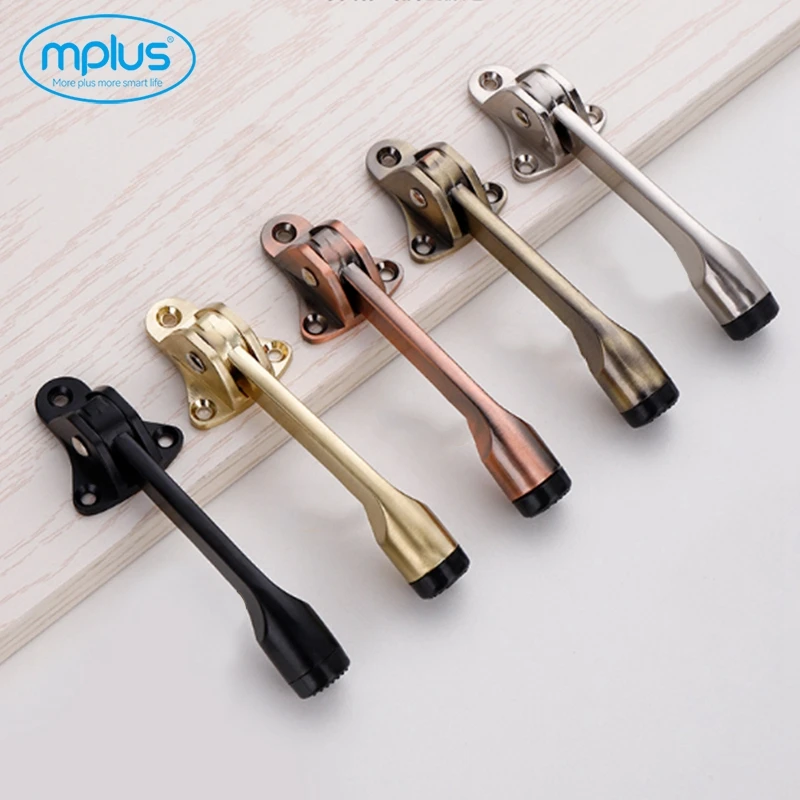 Decorative Hardware modern hotel door holder stopper Magnetic metal wooden door stopper foot door stop