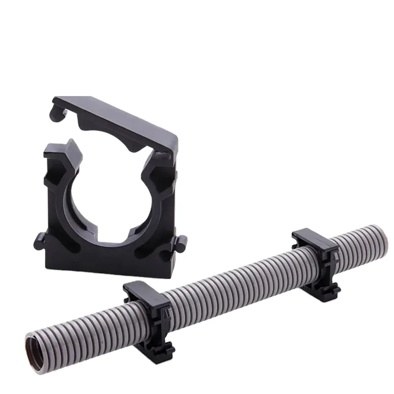 Plastic Nylon Mounting Bracket Cable conduit clamp flexible conduit AD10mm Electrical wave tube holder