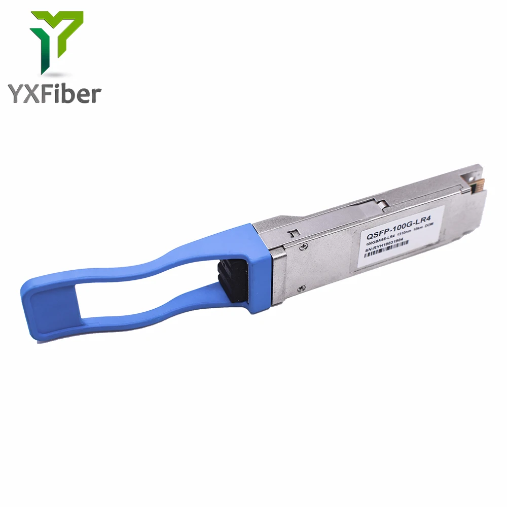 QSFP28 100G LR4 10 км 1310nm LC коннектор оптический модуль QSFP-100G-LR4 для программирования в производственных