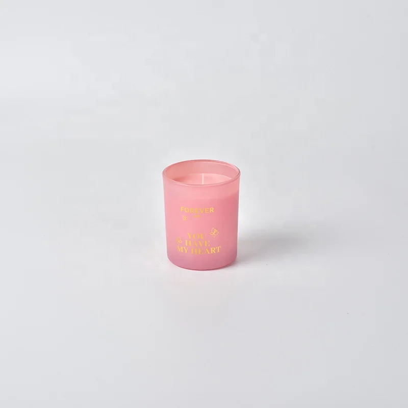 Factory Directly Wholesale Natural Candles Flower Scented Home Decoration Luxury Design Soy Wax Candle With Foil Printing