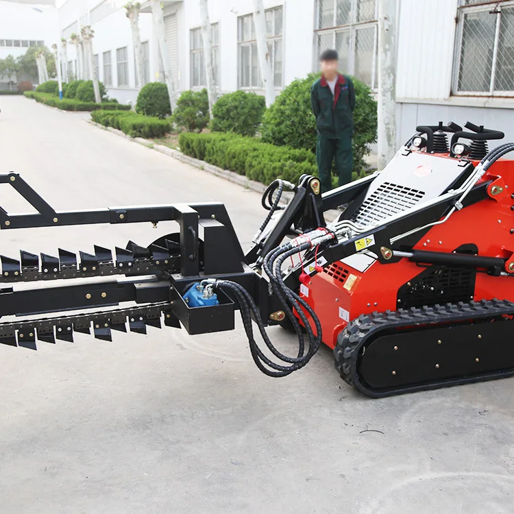 Free Shipping Chinese Skid Steer Loader CE EURO5 Epa Engine Skidsteer Electric Diesel