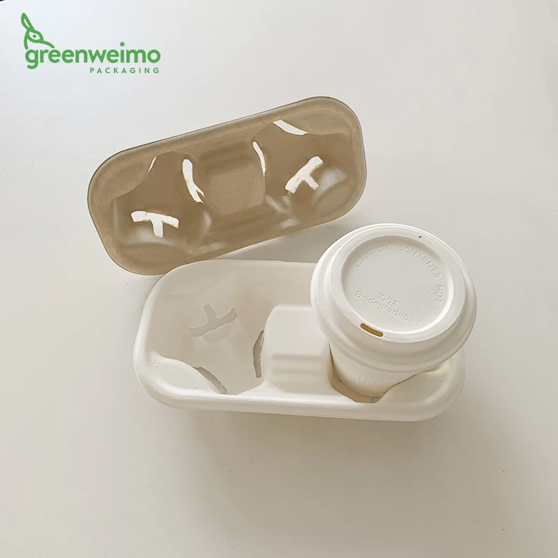 Disposable bagasse sugarcane pulp cup lid sugar cane bagasse ice cream cups and lids