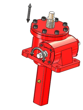 Acme electric and manual  worm gear screw  jack lift manufacturer