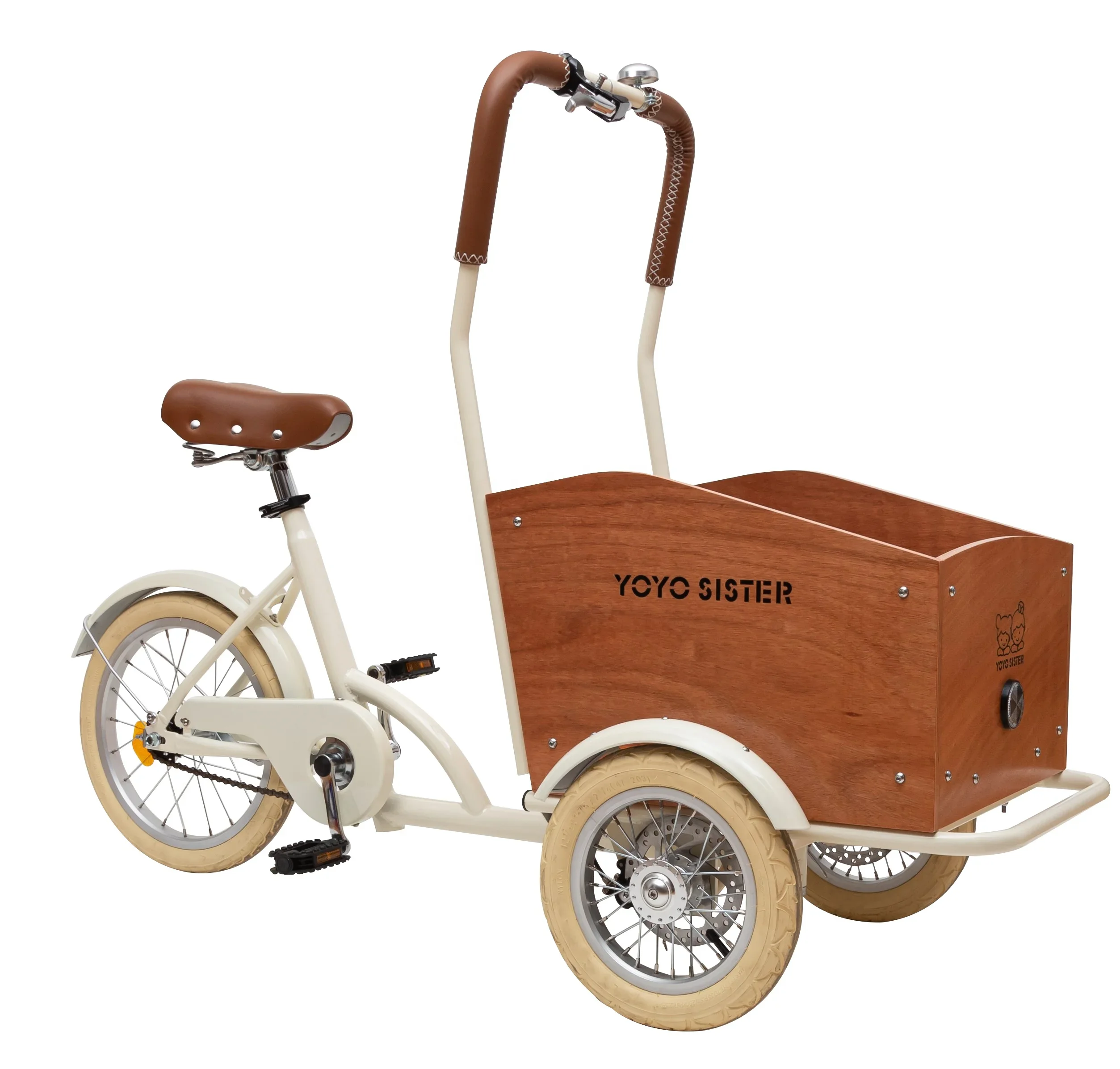 kids cargo bike 3 wheels tricycle front box for pets/toys children bikes for delivery UB9035L