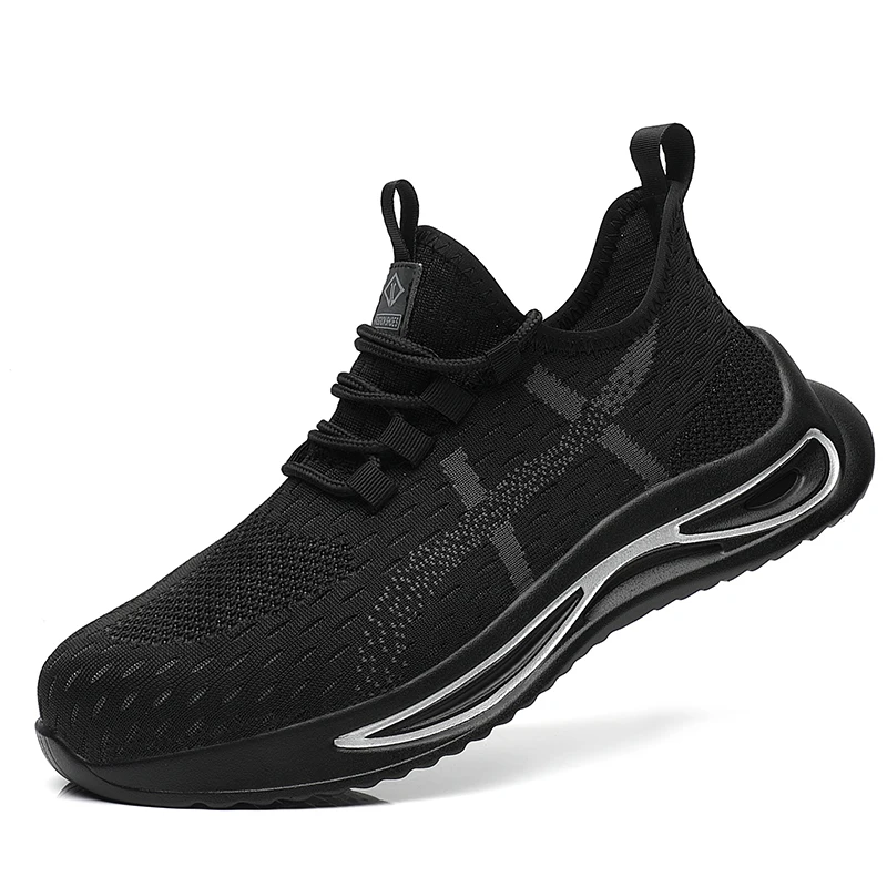 Construction Lightweight Steel Toe Work Shoes  Safety Man Industrial Safty Shoes  ppe Sports Safety Shoes