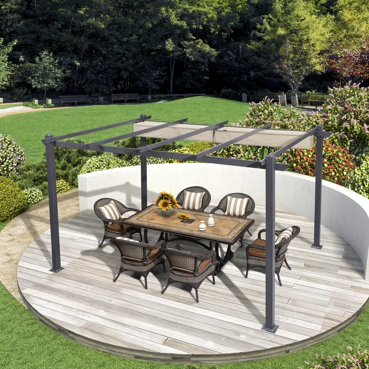 2023 hot-selling Wholesale Price Outdoor Garden Summer Alum Material Large Multiple Use Pavilion leisure horizontal tent