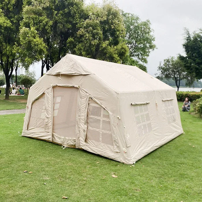 Factory direct sales Portable Outdoor Inflatable Camping Tent Thickened Inflatable Tent