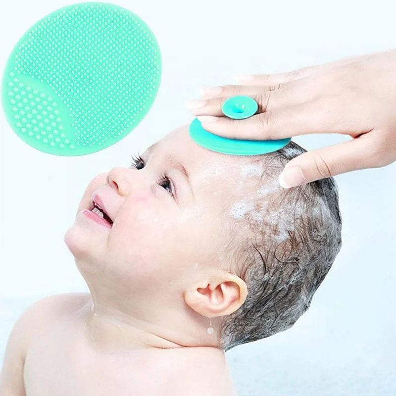 Super Soft Silicone Face Cleanser and Massage Brush Manual Facial Cleansing Brush Handheld Mat Scrubber For Sensitive