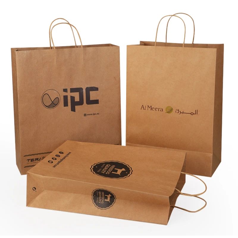 Cheap Price Coffee Shipping Craft Food Customised Paper Bag with Logo Printing