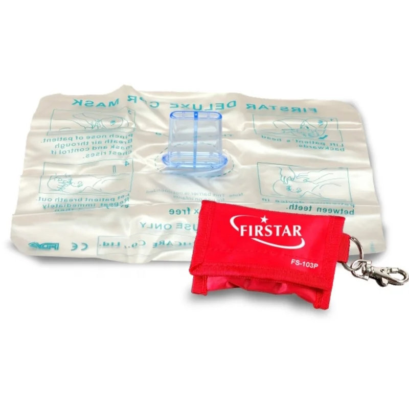 CE ISO13485 Approved Portable cpr breathing apparatus with mask  cpr mask  cpr face shields