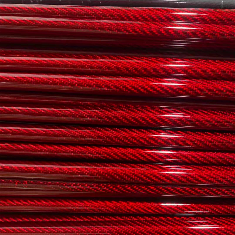 Hot selling colorful carbon fiber tube for 3K Carbon Fiber Cigar Box Can Be Customized Size /Color/Logo