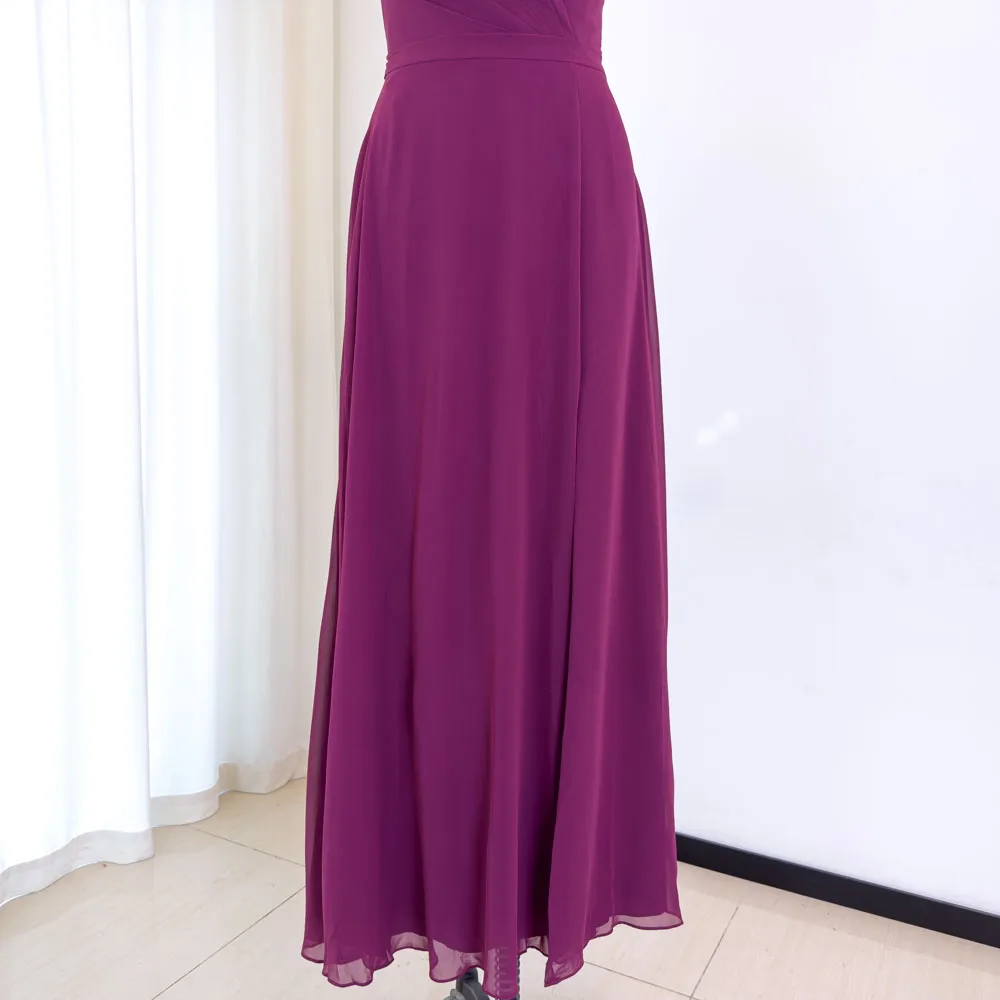 TEENYEE Custom Chiffon Plus Size Luxury Prom Evening Dress Long Dress For Birthday Party Women