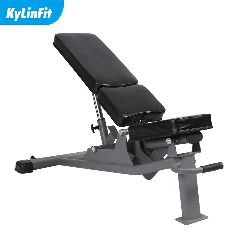 Kylinfit multifunctional home gym adjustable weight bench foldable workout flat weight lift bench adjustable flat bench