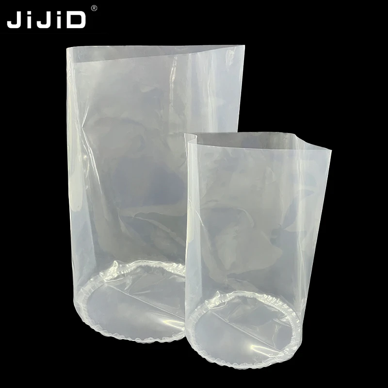 JiJiD 5 15 30 55 галлонов 100 200 л LDPE прозрачные пластиковые вкладыши для барабанов с круглым дном