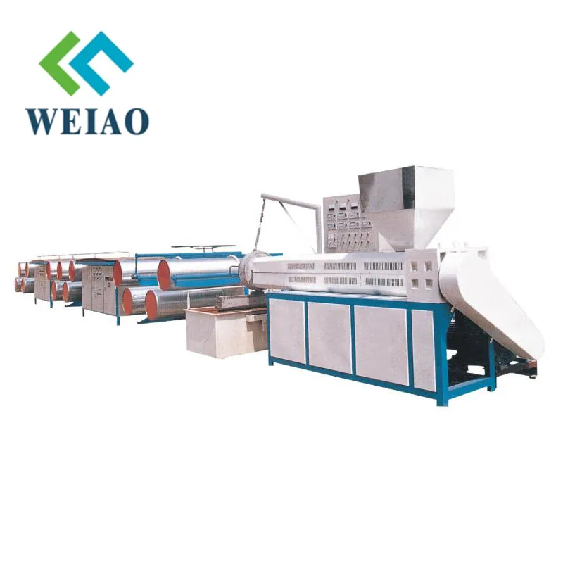 Горячая продажа плоских пряжи производственная линия экструзионные машины для тканых сумок